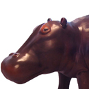 Hipopotam stojący - figura reklamowa